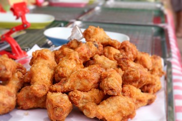 Fried chicken at street food
