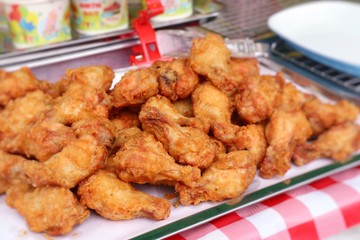 Fried chicken at street food