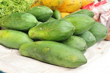 papaya at street food