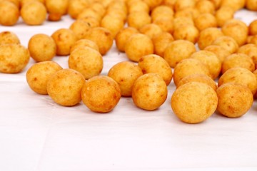 fried sweet potato at street food