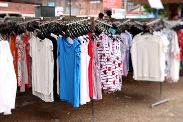 shop clothes for sales at market