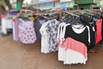 shop clothes for sales at market
