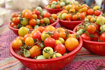 tomatoes at the market