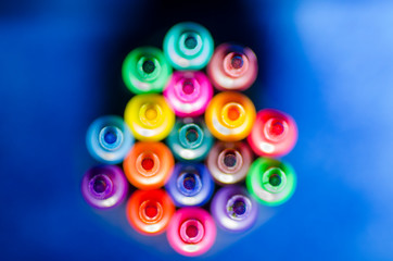 abstract colorful background with circles