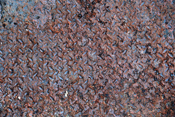 Rusty metal  Rusty and battered metal background