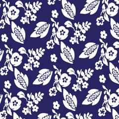 Fashionable pattern in small flowers. Floral background for textiles.