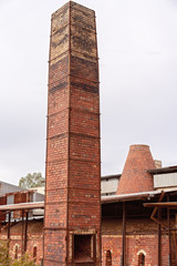 Vintage Brick Pottery Kiln Chimney