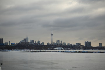 Fototapeta na wymiar Toronto winter