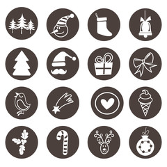 Christmas icons 