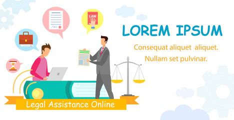 Customer Online Support Service Banner Template