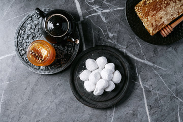 Variety of traditional Greek sweets