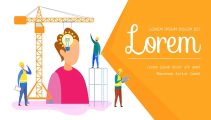 Brainstorm, Idea Generation Vector Banner Template