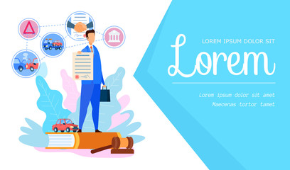 Transport Cheap Insurance Web Banner Template