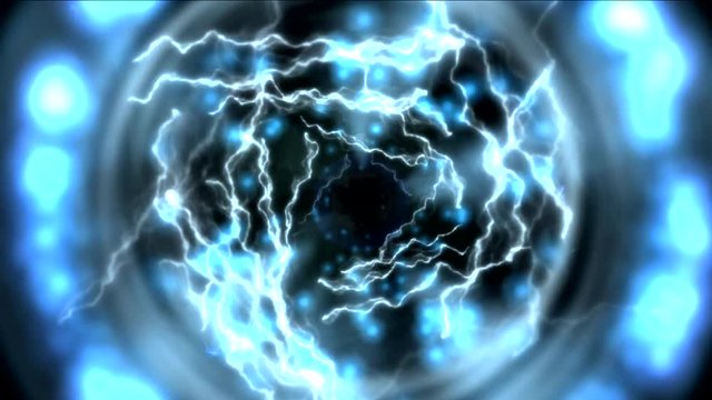 Teleport. Portal of space-time. Sci-fi