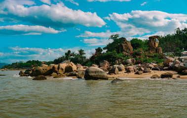 Fototapeta na wymiar tropical island in VietNam
