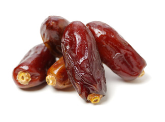 Dates on a white background