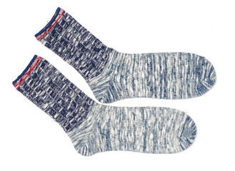 Socks on a white background 