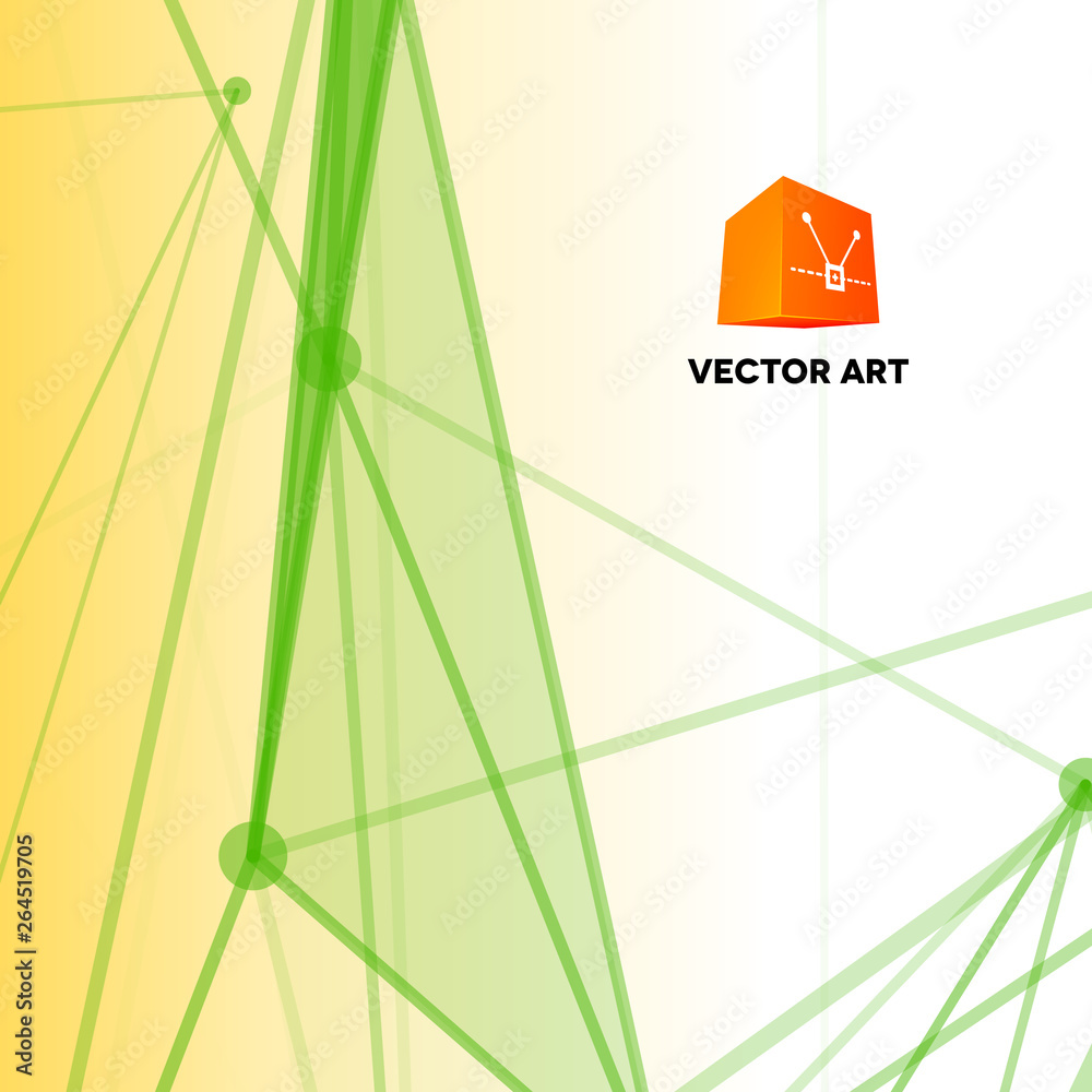 Poster abstract background with dotted grid