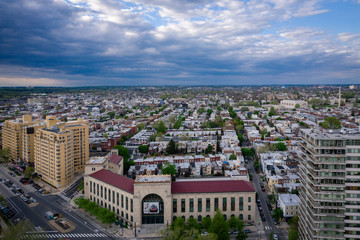 Aerial of Philadelphia Art Museum