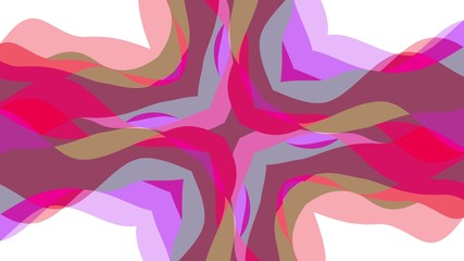 ornamental symmetrical soft color waves shape pattern illustration background New quality holiday colorful universal joyful stock image