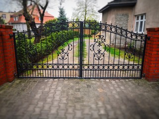 wrought gate
