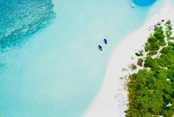 Amazing bird eyes view in Maldives