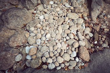 Background of stone wall texture ,Vintage style