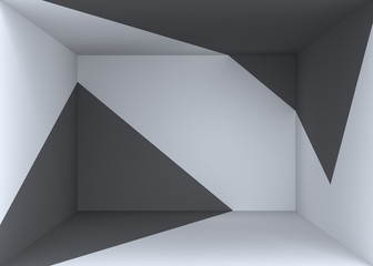 Abstract 3d render, minimalistic background, modern graphic design