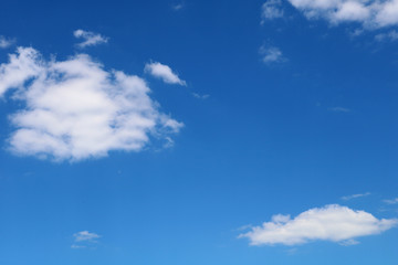 blue sky with white clouds