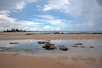 A rainy day in Entrance, Lake Tuggerah, Central Coast, NSW, Australia