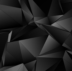 Obraz premium Abstract Low-Poly background. triangulated texture. Design 3d. Polygonal geometrical pattern. Triangular modern style