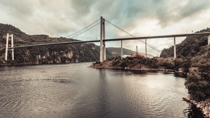 Suspension bridge in Norway