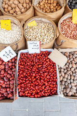 Grapes sold in shuk Levinsky market, Tel Aviv, Israel