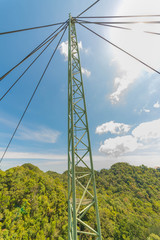 Sky Bridge in Langkawi Island in Malaysia.