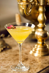 Alcohol lemon cocktail