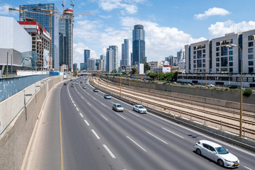 Ayalon highway, Tel Aviv, Israel