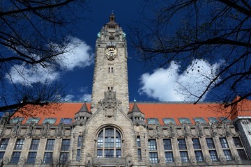 Town Hall Charlottenburg in Berlin on April 16, 2015, Germany