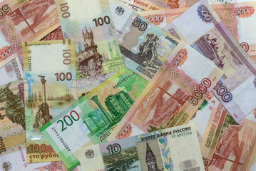 Russian banknotes
