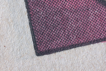 Fototapeta premium Vintage CMYK printer texture