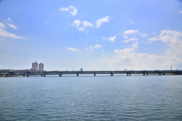 Fototapeta premium 淀川と橋