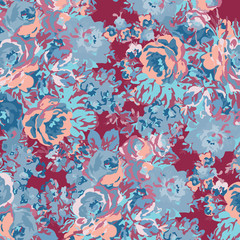 illustration of a beautiful floral bouquet.  watercolor floral pattern, 