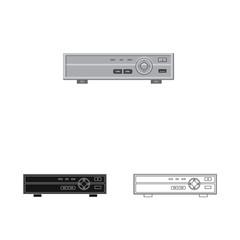 Vector illustration of office and house logo. Set of office and system vector icon for stock.