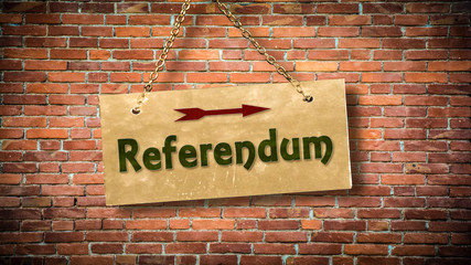 Schild 388 - Referendum
