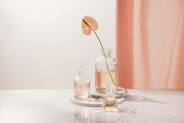 Natural organic extraction, Flower aroma essence solution in laboratory