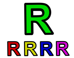 R alphabet