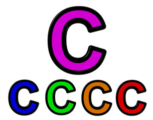 c alphabet
