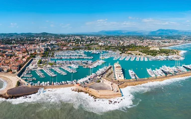 Store enrouleur Nice Vue panoramique aérienne d& 39 Antibes, France