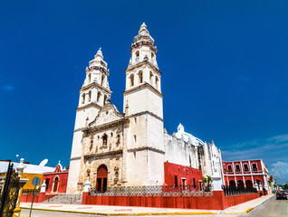 Campeche Cathedral in Mexico