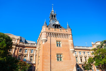 Obraz premium Capitole Dungeon tower square, Toulouse