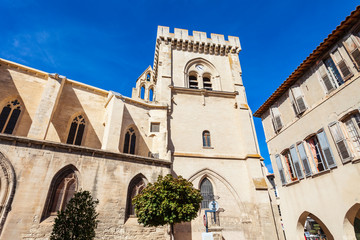 Fototapeta na wymiar Notre Dame Collegiate Church, Avignon